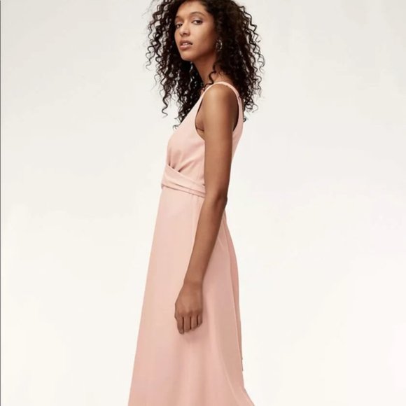 Aritzia Wilfred Darcell Dress in Pink S - Picture 4 of 10
